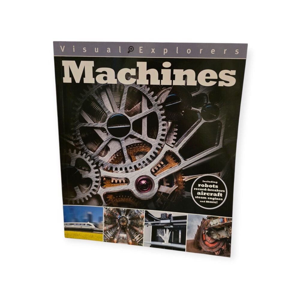 Visual Explorers Paperback Book Bundle Machines & Birds of Prey Kids Nonfiction - Picture 4 of 5